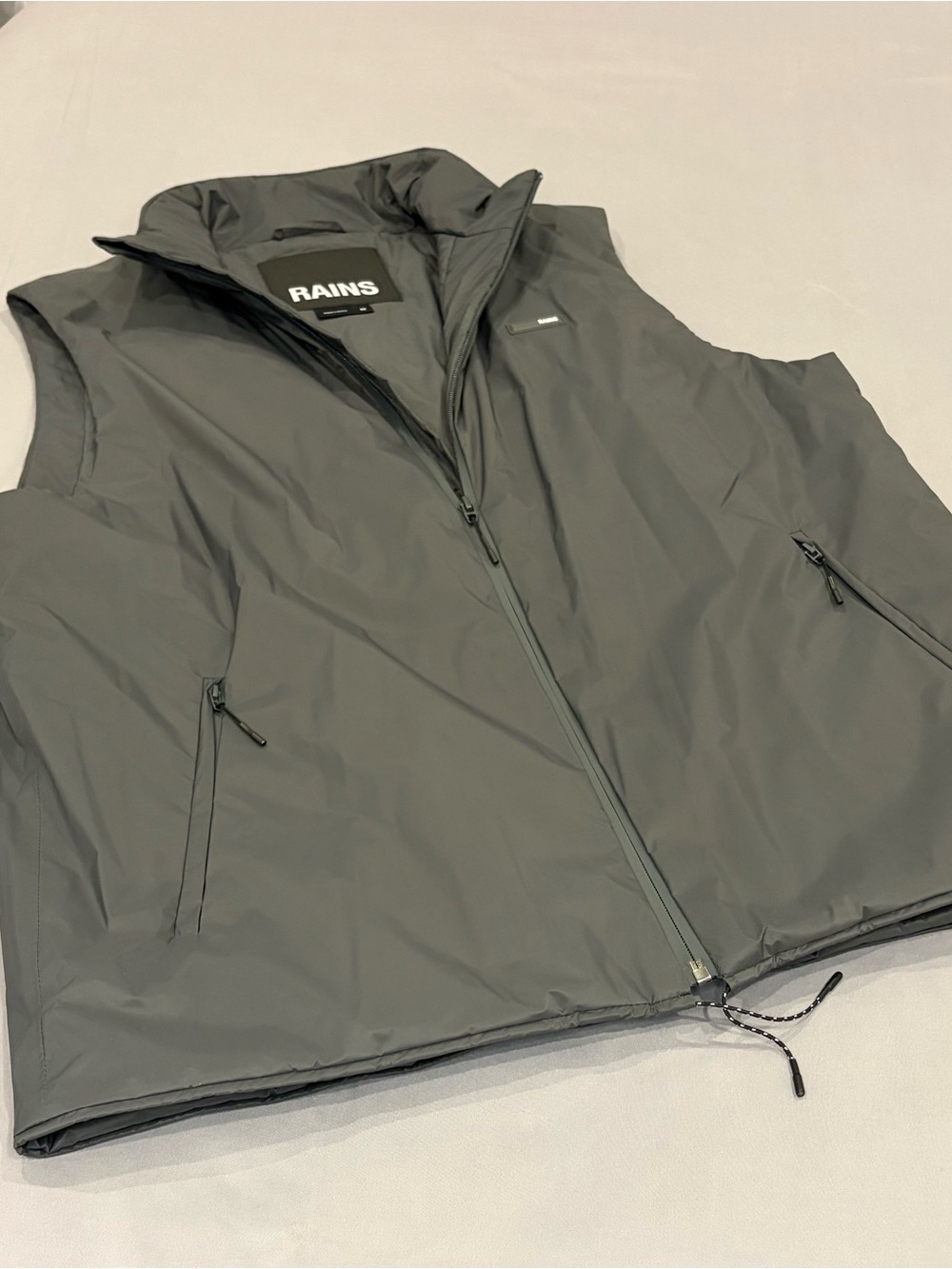 Rains Men's Waterproof Vest - Charcoal Gray